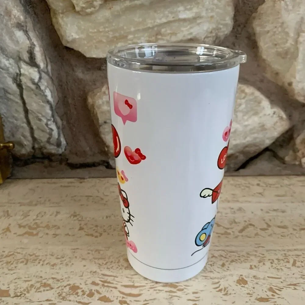 Hello Kitty Valentines day stainless steel tumbler